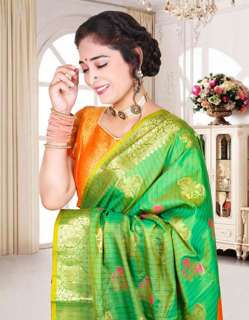 Load image into Gallery viewer, rajyogam banarasi silk saree surat
