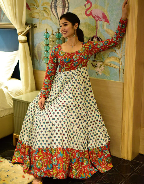 Load image into Gallery viewer, rajyogam designer gown surat
