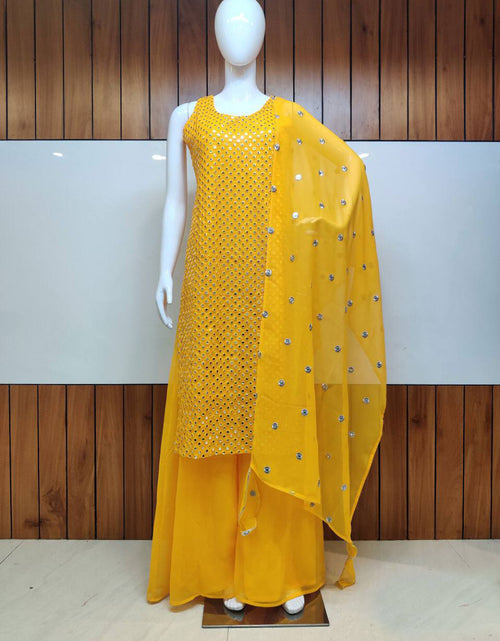 Load image into Gallery viewer, rajyogam designer palazzo suit surat
