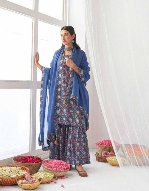 Load image into Gallery viewer, rajyogam designer palazzo suit surat
