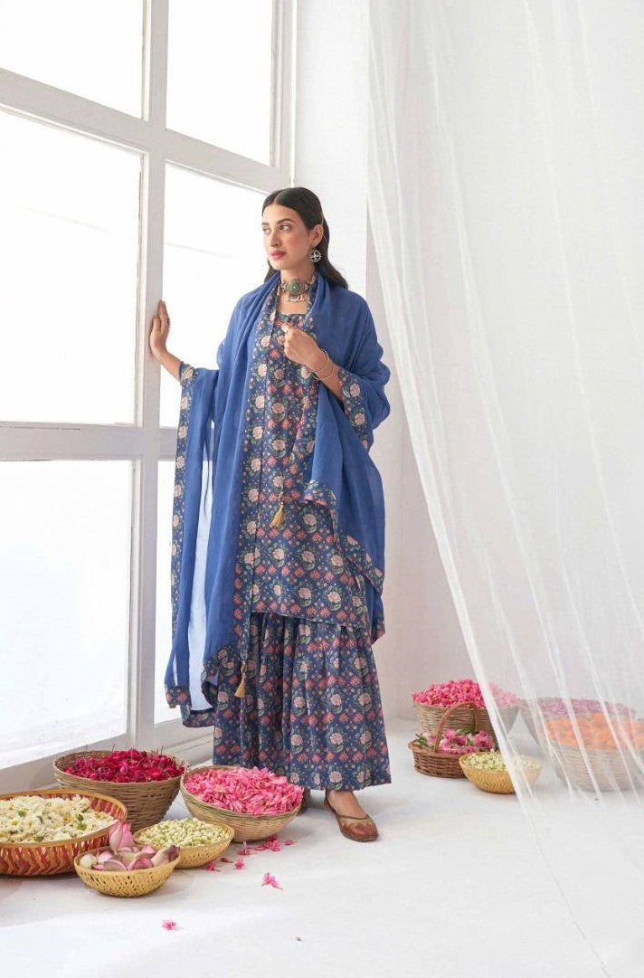rajyogam designer palazzo suit surat