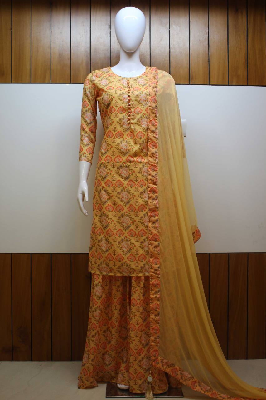 rajyogam designer palazzo suit surat