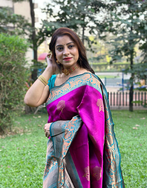 Load image into Gallery viewer, rajyogam banarasi silk saree surat
