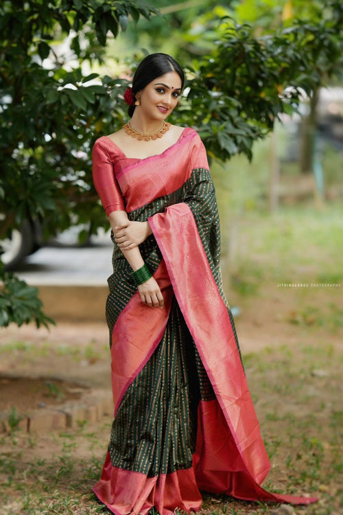 Kanjivaram Silk Sarees ( कांजीवरम साड़ी ) Kanchipuram Pattu Sarees Online –  BharatSthali