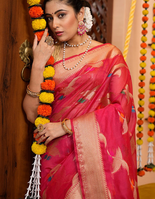 Load image into Gallery viewer, rajyogam organza silk saree surat
