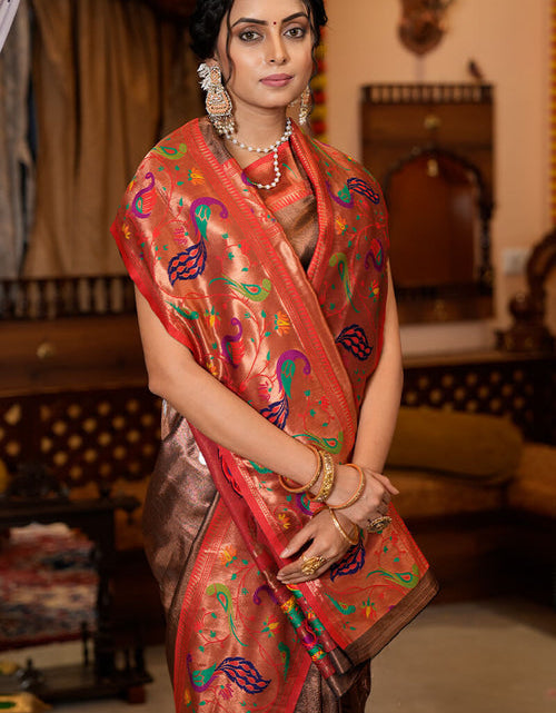 Load image into Gallery viewer, rajyogam paithani silk saree surat
