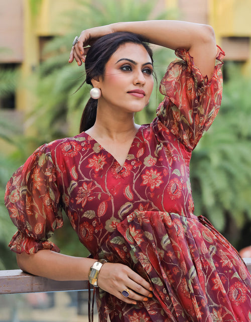 Load image into Gallery viewer, rajyogam designer gown surat

