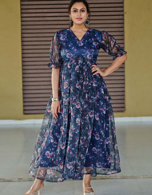 Load image into Gallery viewer, rajyogam designer gown surat
