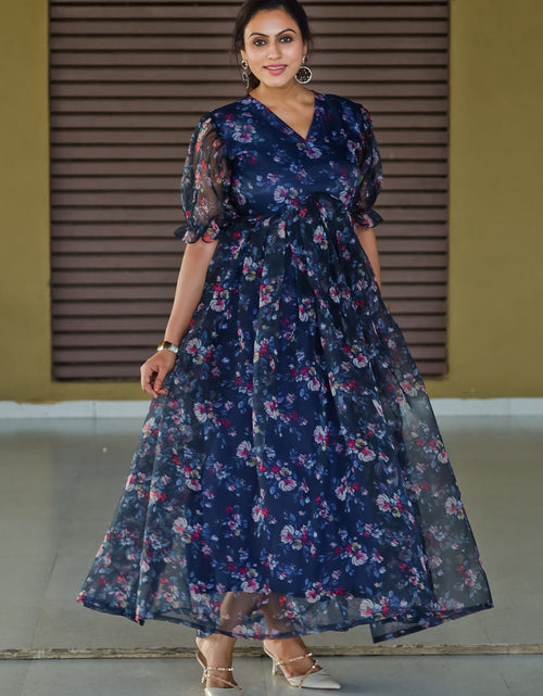 Load image into Gallery viewer, rajyogam designer gown surat
