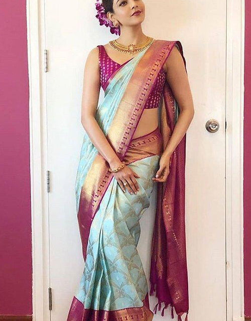 Load image into Gallery viewer, rajyogam banarasi silk saree surat
