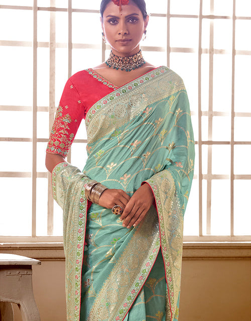 Load image into Gallery viewer, rajyogam banarasi silk saree surat
