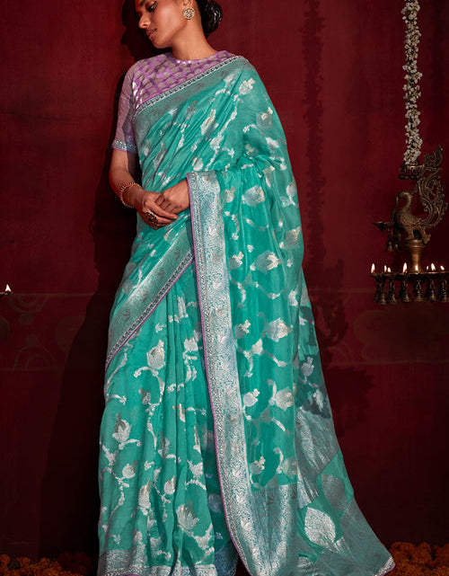 Load image into Gallery viewer, rajyogam banarasi silk saree surat
