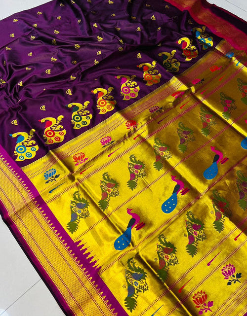 Load image into Gallery viewer, rajyogam paithani silk saree surat
