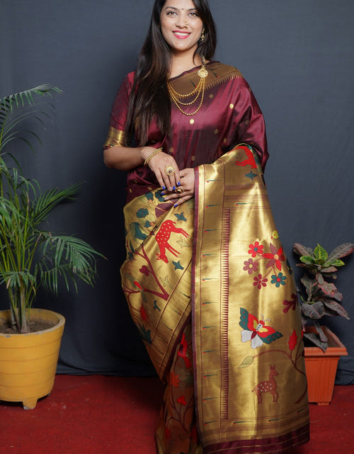 Load image into Gallery viewer, rajyogam paithani silk saree surat
