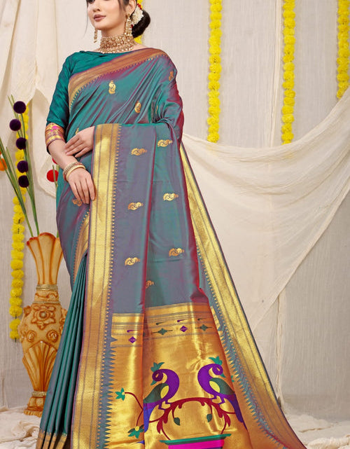 Load image into Gallery viewer, rajyogam paithani silk saree surat
