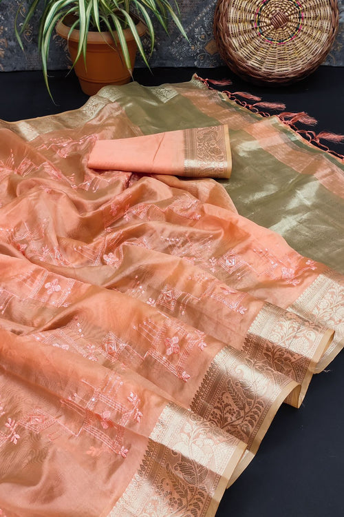 rajyogam organza silk saree surat