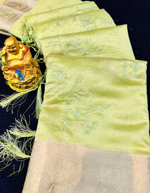 Load image into Gallery viewer, rajyogam organza silk saree surat
