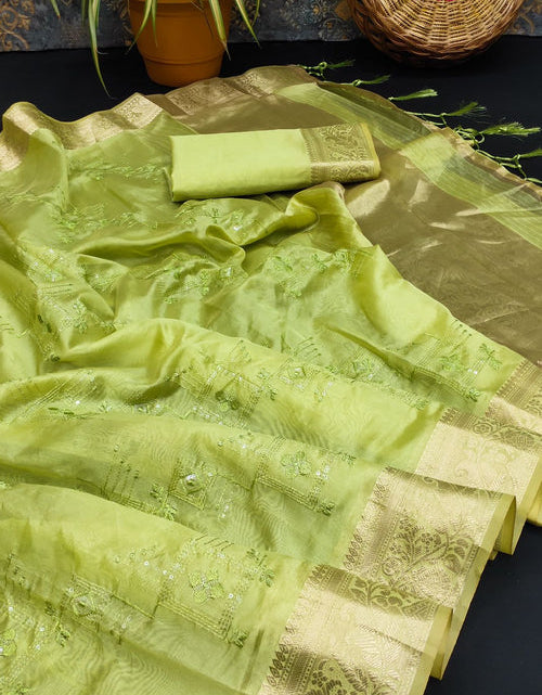 Load image into Gallery viewer, rajyogam organza silk saree surat
