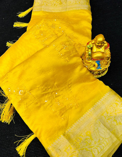 Load image into Gallery viewer, rajyogam organza silk saree surat
