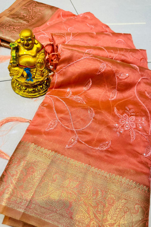 rajyogam organza silk saree surat