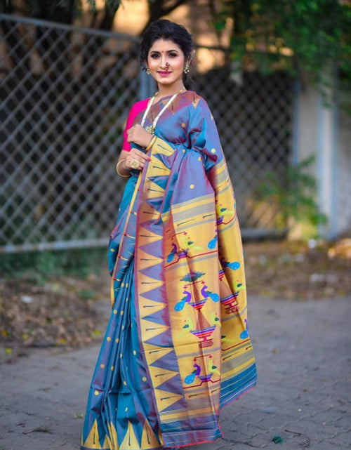 Load image into Gallery viewer, rajyogam paithani silk saree surat
