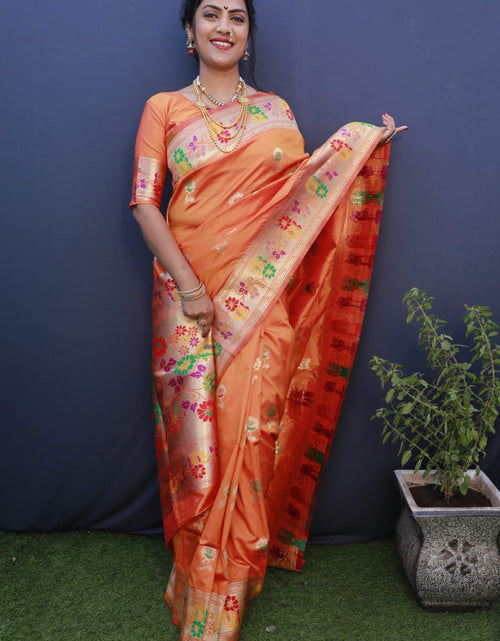 Load image into Gallery viewer, rajyogam paithani silk saree surat
