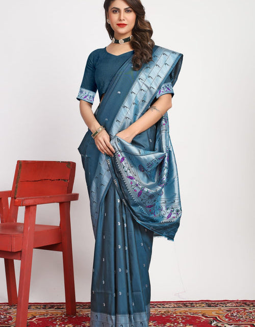 Load image into Gallery viewer, rajyogam paithani silk saree surat
