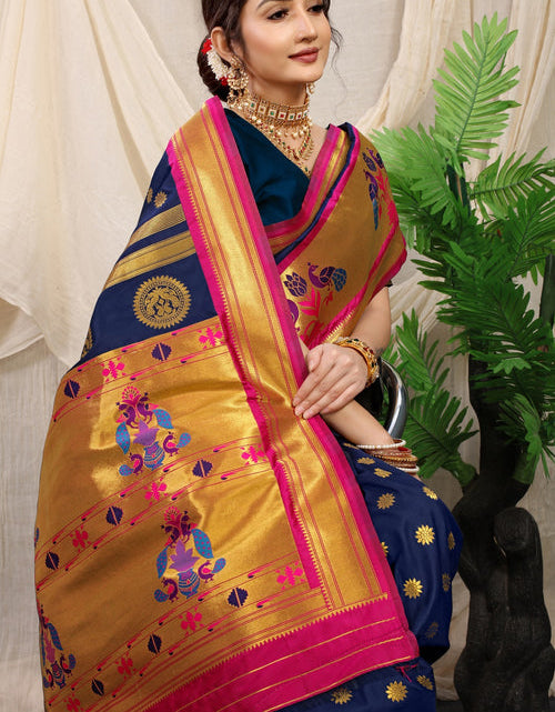 Load image into Gallery viewer, rajyogam paithani silk saree surat
