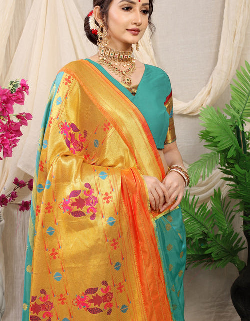 Load image into Gallery viewer, rajyogam paithani silk saree surat
