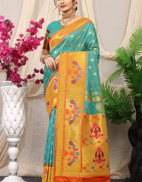 Load image into Gallery viewer, rajyogam paithani silk saree surat
