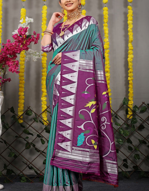 Load image into Gallery viewer, rajyogam paithani silk saree surat
