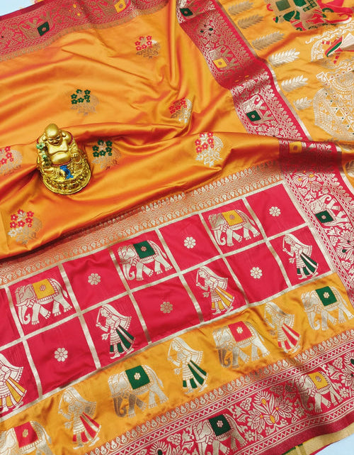 Load image into Gallery viewer, rajyogam banarasi silk saree surat
