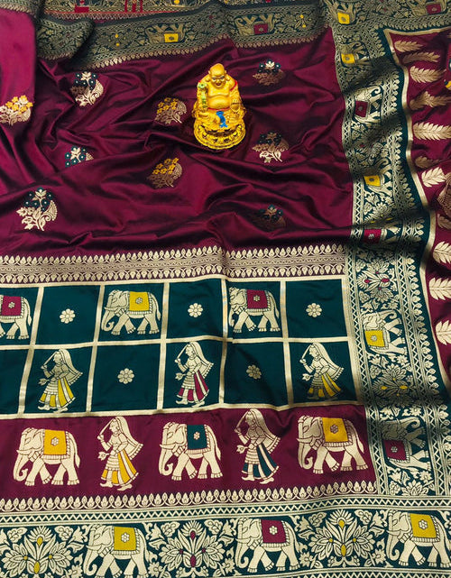 Load image into Gallery viewer, rajyogam banarasi silk saree surat
