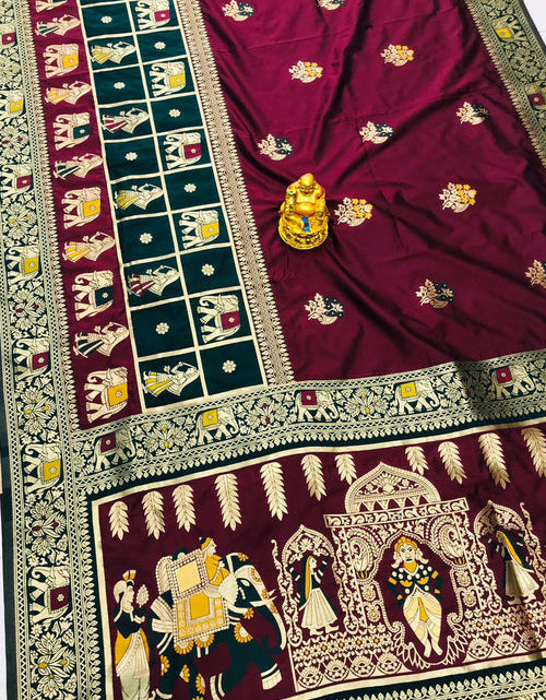 Load image into Gallery viewer, rajyogam banarasi silk saree surat
