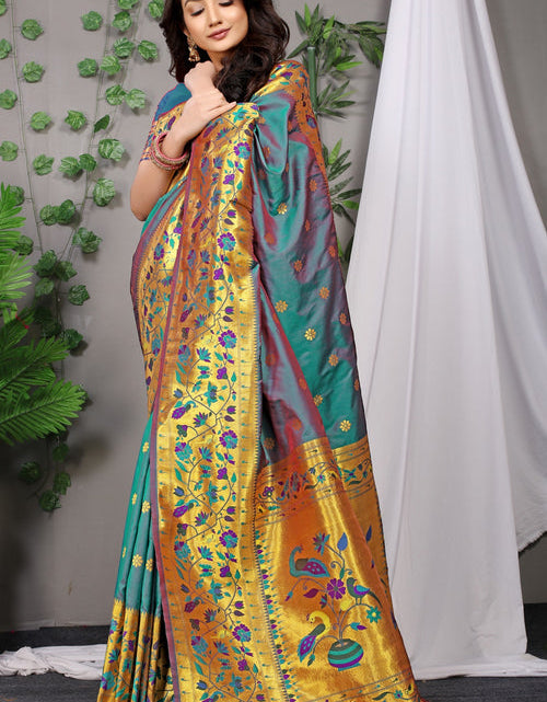 Load image into Gallery viewer, rajyogam paithani silk saree surat
