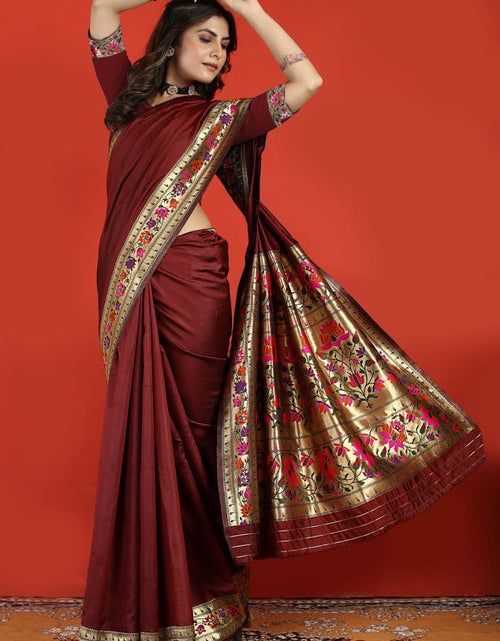 Load image into Gallery viewer, rajyogam paithani silk saree surat
