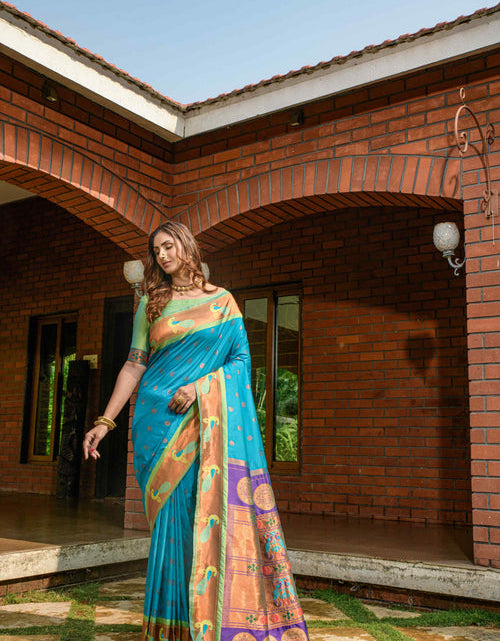 Load image into Gallery viewer, rajyogam paithani silk saree surat
