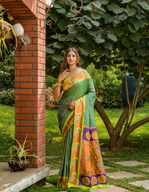 Load image into Gallery viewer, rajyogam paithani silk saree surat
