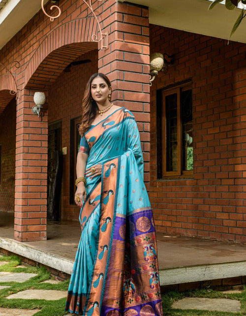 Load image into Gallery viewer, rajyogam paithani silk saree surat
