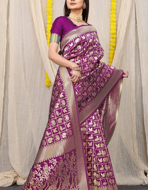 Load image into Gallery viewer, rajyogam banarasi silk saree surat
