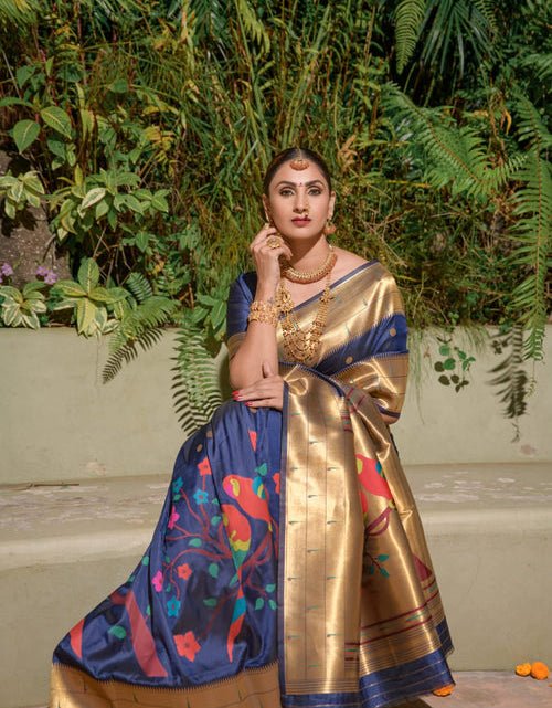 Load image into Gallery viewer, rajyogam paithani silk saree surat
