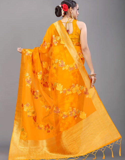 Load image into Gallery viewer, rajyogam organza silk saree surat
