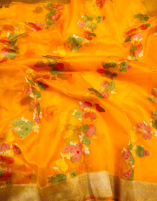 Load image into Gallery viewer, rajyogam organza silk saree surat
