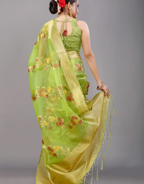 Load image into Gallery viewer, rajyogam organza silk saree surat
