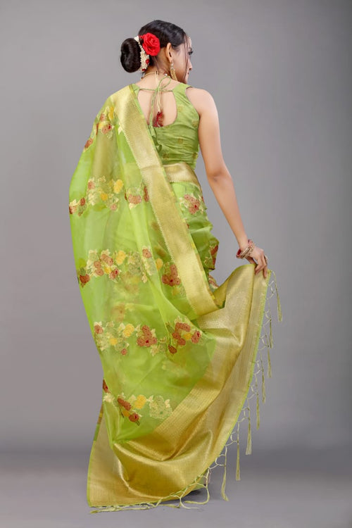 rajyogam organza silk saree surat