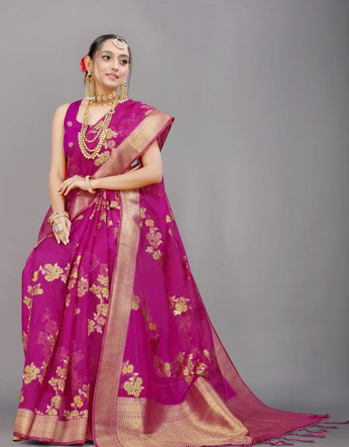 Load image into Gallery viewer, rajyogam organza silk saree surat
