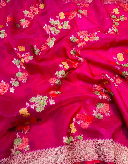 Load image into Gallery viewer, rajyogam organza silk saree surat
