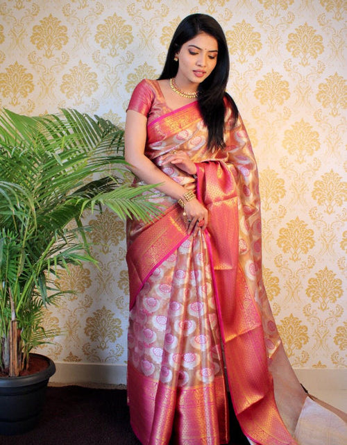 Load image into Gallery viewer, rajyogam organza silk saree surat
