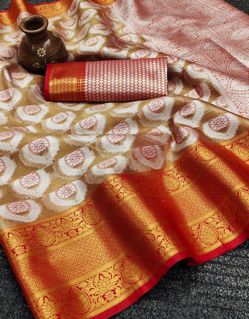 Load image into Gallery viewer, rajyogam organza silk saree surat
