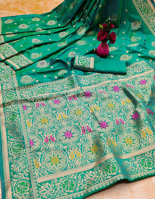 Load image into Gallery viewer, rajyogam banarasi silk saree surat
